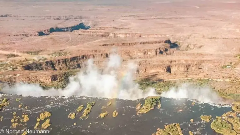 Simbabwe, Rundflug über die Victoriafälle