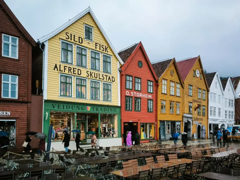 Norwegen, Bergen, Bryggen