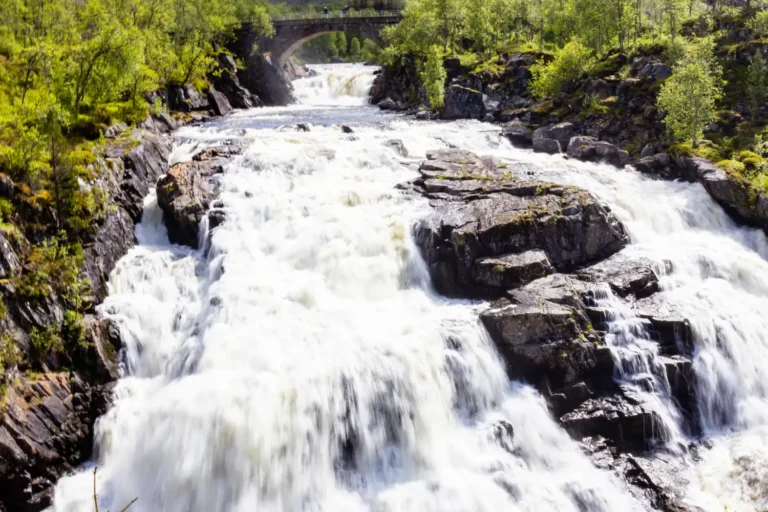 Norwegen, Eidfjord, Vøringsfossen