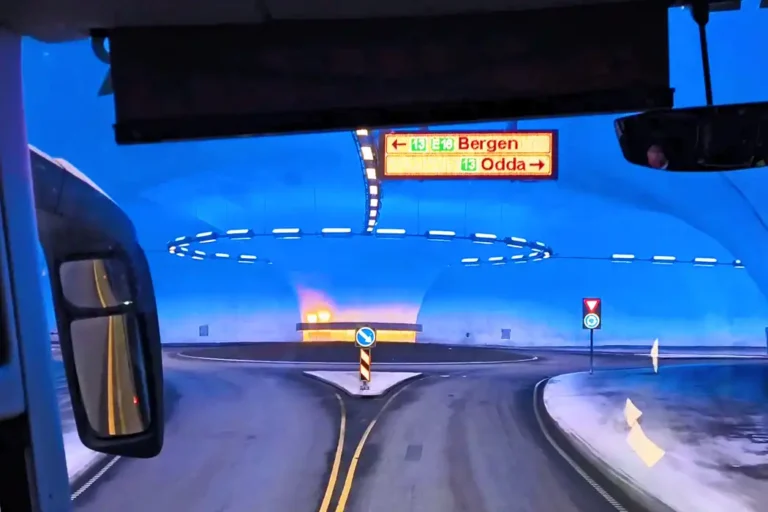 Norwegen, Eidfjord, Vallaviktunnel