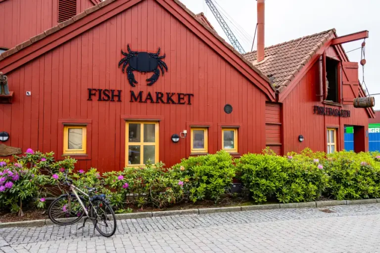 Norwegen, Kristiansand, Fischmarkt